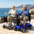 thumbnail image 5 of FLYCITY Lightweight Mobility Scooter for Seniors, Foldable Portable Motorized Scooters with Removable Lithium Battery for 20 Miles Travel, 330lb Capacity, Red, 5 of 11
