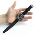 thumbnail image 3 of Tropical Fluoro Rubber Watch Strap 20mm Replacement For Seiko Srp777j1 Watch Band Diving Waterproof Bracelet Strap 22mm For Men-blue Black, 3 of 5