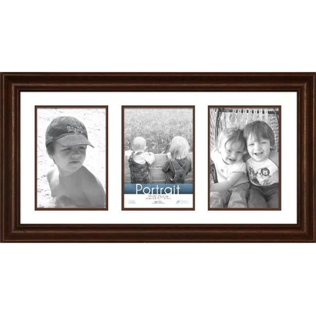 Timeless Frames 45282 Lauren Collage Walnut Wall Frame, 10 x 20 in