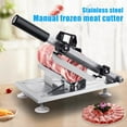 thumbnail image 2 of YOPTOP New Stainless Steel Manual Frozens Meats Slicer Mutton Ham Beef Cutter Cutting Machine Kitchen Supplies, 2 of 6