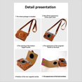 thumbnail image 2 of Bolsa de PU para Cámara Mini Estuche Protector con Correa para el Hombro Almacenamiento de Accesorios de Cámara C, 2 of 5