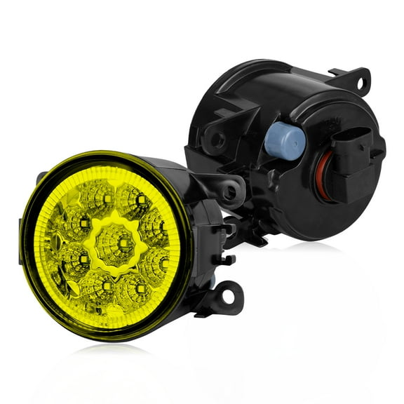 BSBSDJB For Nissan Pathfinder 2005 2006-2012 Pair of LED Front Bumper Yellow Fog Light Lamps