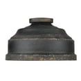 thumbnail image 3 of Golden Lighting Keating 3-light Flush Mount in Antique Black Iron, 3 of 5