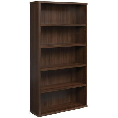 Urbanpro Engineered Wood 5-Shelf Bookcase in Noble Elm/Brown