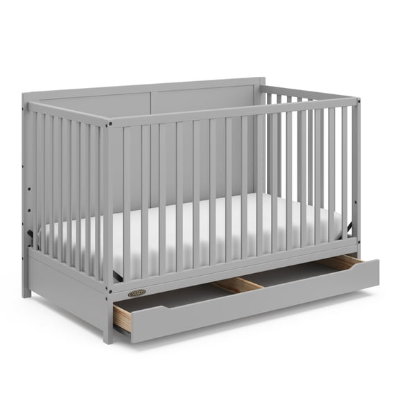 Lit de Bébé 5-en-1 avec Tiroir Melrose de Graco, Gris Galet