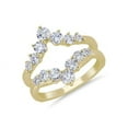 thumbnail image 1 of 0.50 T.C.W Round Shape Natural Diamond Latest Design Wedding Band for Ladies Solid 14K Yellow Gold Size 8, 1 of 7