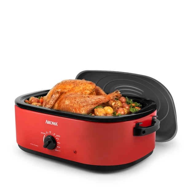 AROMA® 18Qt. Roaster Oven_Red (ART718R)