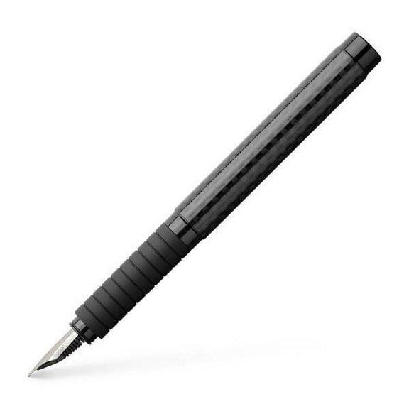 Faber-Castell Essentio Black Carbon Fountain Pen - Extra Fine