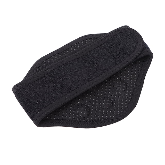 Cuello protector de tela transpirable y cálido, suave y elástico con velcro para hombres y mujeres.