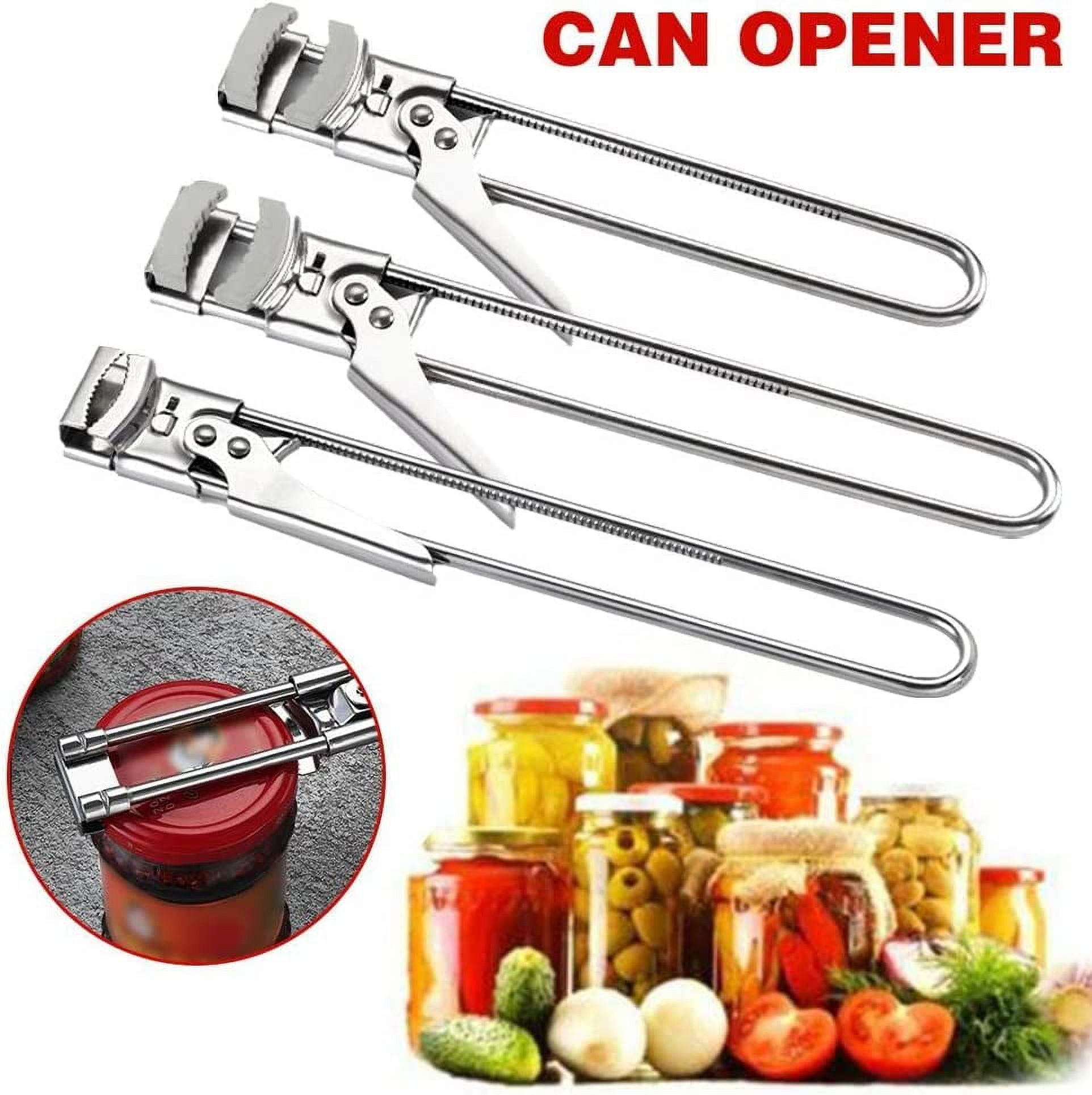  Ailsion Jar Opener,Adjustable Stainless Steel Can Opener Bottle  Opener,Gripper,Manual Bottle Opener,Portable Kitchen Accessories (2,Small  size) : Home & Kitchen