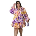 thumbnail image 2 of REDHOTYPE Nouvelle Taille Femmes Mode Casual Chemise Parti Parti à Manches Longues Mini Robe, 2 of 6