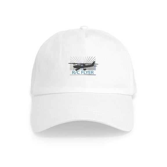 CafePress - RC Flyer Hign Wing Airplane Cap - Adjustable 100% Brushed Unisex Casual Cotton Baseball Cap, Beige, 1