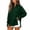 Green, variant on Cevemin Thumb‑Hole Quarter‑Zip Mock‑Neck Sweatshirt for Women, Vintage Fall Pullover, Side Hem Slits, Oversized‑Loose Long‑Sleeve Solid‑Color Black,L