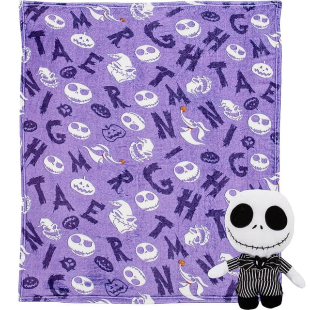 Almohada Northwest Nightmare Before Christmas y manta de 102 x 127 cm
