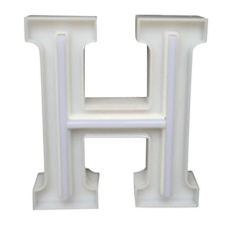 

Mnjin LED Letter Lights Light Up Letters Standing Hanging Warm Wihte Light H