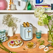 Beautiful 2 Slice Toaster with Touch-Activated Display, Hydrangea by Drew Barrymore