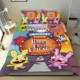 thumbnail image 1 of Amigos del Árbol Feliz Conjunto de sábanas temático, trío de piezas, cómodo y amigable con la piel, diseño único, regalo de decoración para el hogar para familiares, amigos y fans, 90 cm * 190 cm, 1 of 6