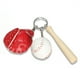 thumbnail image 4 of Kearding Llavero de béisbol de 3 piezas, guante de murciélago, colgante para mochila, llavero, decoración del hogar, juguetes de fiesta, Type3 NO3, 4 of 6