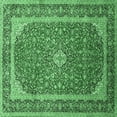 thumbnail image 1 of Ahgly Company Indoor Square Persian Emerald Green Traditional Area Rugs, 4' Square, 1 of 4