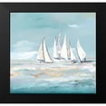 thumbnail image 2 of Lera 12x12 Black Modern Framed Museum Art Print Titled - Clash, 2 of 5