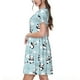 thumbnail image 2 of Balery Cute Panda Bear Vestidos sueltos de manga corta para mujer, vestidos de verano 2025, vestidos casuales de corte A con vuelo., 2 of 6