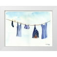 thumbnail image 1 of Shefranov, Olga 24x19 White Modern Wood Framed Museum Art Print Titled - Clothesline II, 1 of 4