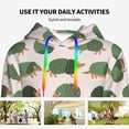 thumbnail image 4 of Cauagu Cute Armadillo for Women's Hooded Sweatshirts Pullover Hoodie for Women Fall Workout Sweat Long Sleeve Preppy Sweatshirts-XX-Large, 4 of 7