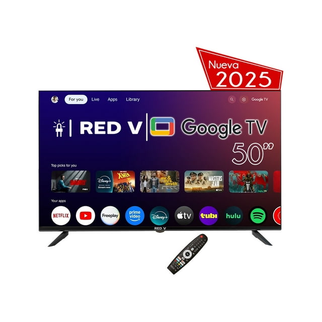 RED V PANTALLA 50" FULL HD 4K GOOGLE TV