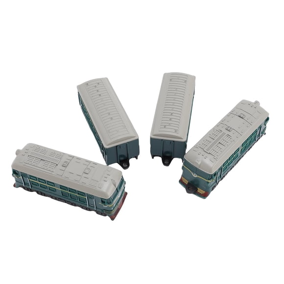 Conjunto De Modelos De Ferrocarril Vintage, 1:60 Escala De 4 Piezas De aleación De 4 Piezas Toco De Ferrocarril Con Detalles Juego De Ferrocarril Retro Para Niños Edades De 3+