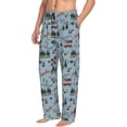 thumbnail image 6 of Zufioo Camping Caravan Mens Pajama Pants Sleep & Lounge Pants Sleepwear Pants(Available in Big & Tall)-Small, 6 of 6