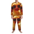 thumbnail image 3 of Sikiie Sunglasses Yellow Duck Mens Pajama Set, Soft Warm Long Sleeve Sleepwear, Cozy Button-Down Pjs for Men-Large, 3 of 7
