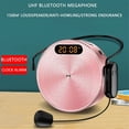 thumbnail image 2 of Altavoz con Reloj con Cable o Inalámbrico Altavoz Bluetooth Portátil Guía Turístico para Profesores Altavoz con Micrófono Dedicado, 2 of 5