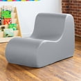 thumbnail image 3 of Jaxx Midtown Large Classroom Soft Foam Chair - Premium Vinyl Cover, Submarine Grey, 3 of 6