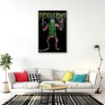 thumbnail image 2 of Rick And Morty - Framed TV Show Poster (Pickle Rick!) (Rick & Morty) (Size: 25" X 37") (Antique Copper / Gold Aluminum Frame), 2 of 6