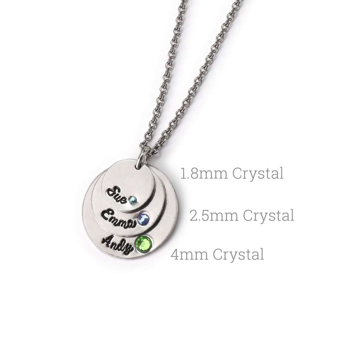 ImpressArt - Crystal Setter Metal Stamping Punches Kit, Includes 216 Birthstone Colored Crystals and 3 Metal Stamping Punches