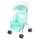 thumbnail image 2 of Cochecito de muñecas, cochecitos, carrito de empuje, juguete de simulación para bebés y niños pequeños Pasto verde, 2 of 9
