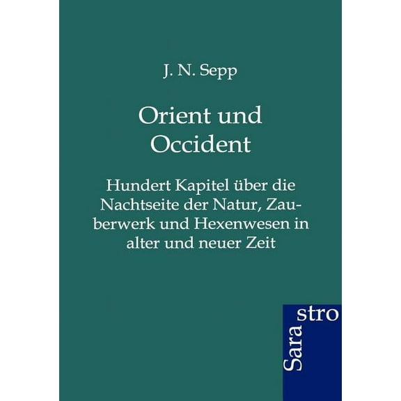 Orient und Occident (Paperback)