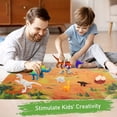 thumbnail image 2 of LNGOOR Kids Arts Crafts Set Dinosaur Toys Creative Painting Kit Figurines For Boys And Girls Christmas Birthday Gifts  Thanksgiving Day Gifts  Fun Activity Toys For Creative Expression, 2 of 6
