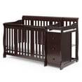 thumbnail image 1 of Lit de Bébé 5-en-1 avec Table à Langer Attachée Portofino de Storkcraft, Expresso, 1 of 15
