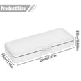 thumbnail image 3 of Hard Pencil Case,Snap Closure Hard Shell Stationery Organizer,0.86x7.8x2.9 Inch Plastic Pencil Storage Box,Large Capacity Multipurpose Utility Container,Portable Desktop Boxes for Office Supplies, 3 of 4