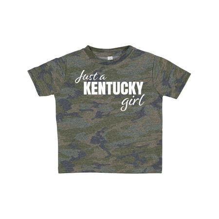 

Inktastic Just a Kentucky Girl Born and Raised Gift Toddler Toddler Girl T-Shirt