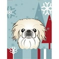 thumbnail image 1 of Winter Holiday Pekingese Flag Garden Size, 1 of 1