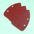 thumbnail image 5 of WRISTBIQUE Sandpaper Sheet Triangle Sand Paper Dark Red Flocking 25, 5 of 8