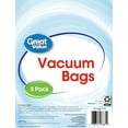 Great Value Hoover Style A Vacuum Bag, 3Pack, 2332