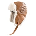 thumbnail image 1 of Sombrero invierno cálido Ushanka jinwen Café, 1 of 5