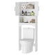 thumbnail image 5 of Gabinete de Almacenamiento Sobre el Inodoro con Puertas Dobles y Dispositivo Antivuelco, Organizador de Baño con Estante Abierto, 5 of 8