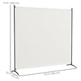 thumbnail image 2 of Beige Outdoor Privacy Screen | Single Panel Room Divider - 70.9" Tall | Patio, Garden & Living Room Shade with UV30+ Protection & Stable Base, 2 of 7