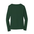 thumbnail image 6 of Port & Company Ladies Long Sleeve Fan Favorite V Neck Tee-3XL (Forest Green), 6 of 6