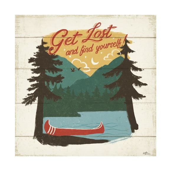 Trademark Fine Art 'Vintage Lake V' Canvas Art by Janelle Penner