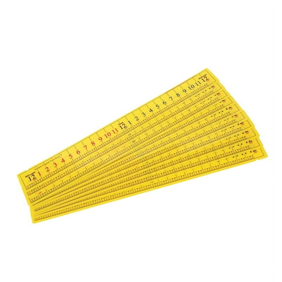 Elapsed Time Ruler - Student Size - Set Of 10